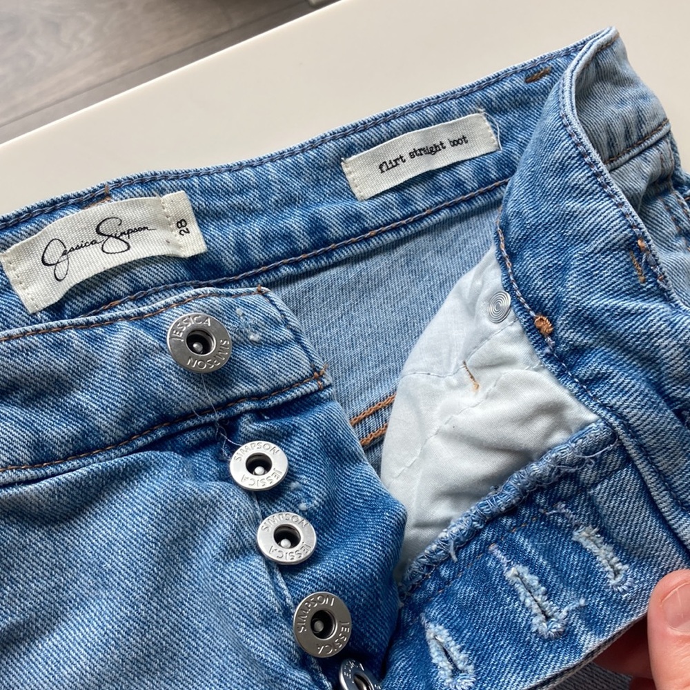 Jessica Simpson straight boot cut jeans 28